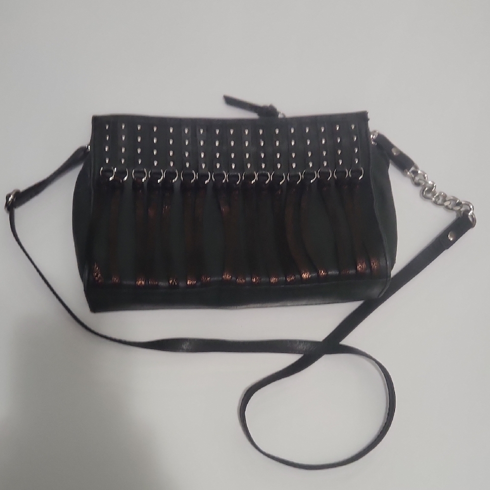 The Sak Black and Brown Crossbody Bag